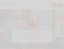 Tablet Screenshot of dineout.nokidhungry.org