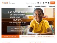 Tablet Screenshot of mi.nokidhungry.org