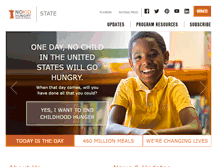 Tablet Screenshot of co.nokidhungry.org
